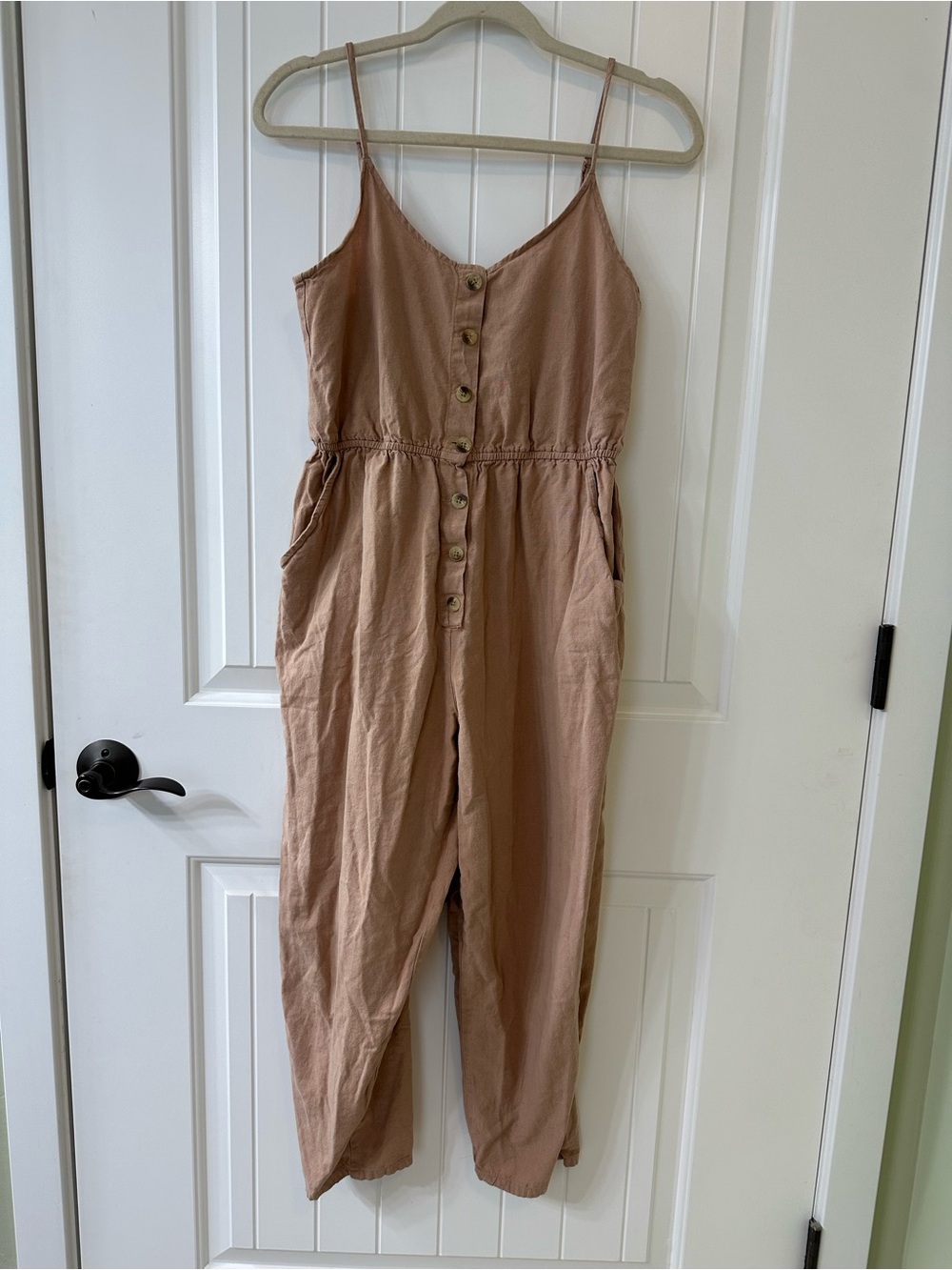 Sisstrevoultion Tan Jumpsuit
